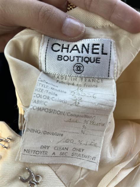 how to read a chanel tag|vintage Chanel inside tags.